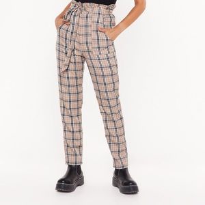 Plaid pants